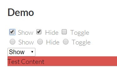 jQuery data-show-hide